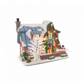 Country Log Cabin Christmas Village